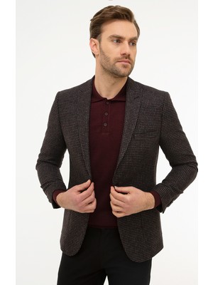 Pierre Cardin Erkek Siyah Ekstra Slim Fit Ceket 50226182-VR046