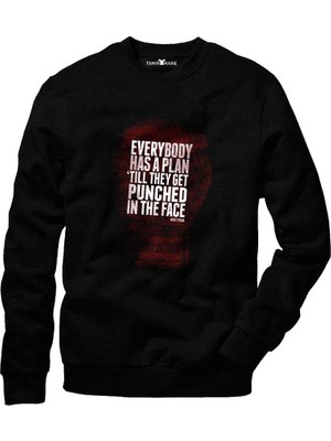 Tshirthane Mike Tyson Everybody Has A Plan Sweatshirt
