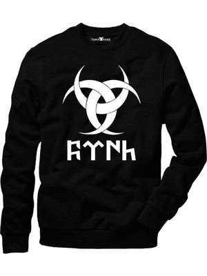 Tshirthane Teşkilatı Mahsusa Türk Erkek Uzun Kollu Bisiklet Yaka  Sweatshirt