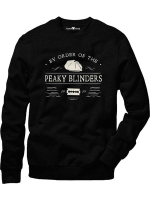 Tshirthane The Peaky Blinders Tommy Shelby Erkek Uzun Kollu Bisiklet Yaka  Sweatshirt