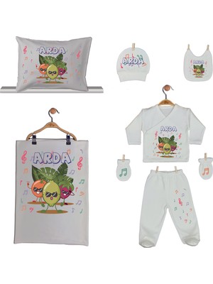 Pia Baby Gl 1903-06 İsme Özel Yastık Battaniye Zıbın Set
