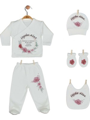 Pia Baby Gl 1912-08 İsme Özel Yastık Zıbın Set