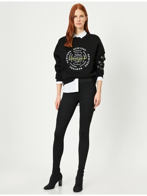 Koton Kadın Cep Detaylı Tayt