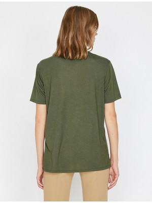 Koton Yazılı Baskılı T-Shirt