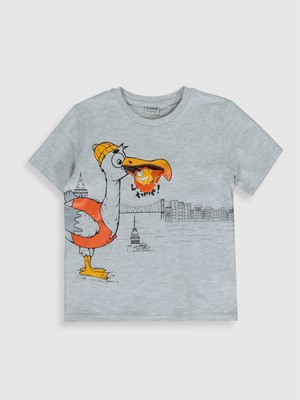 Lc Waikiki Erkek Çocuk Bisiklet Yaka T-Shirt