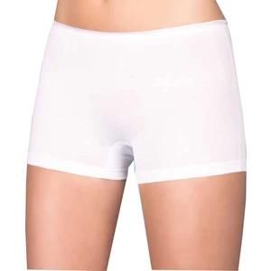 3'lü Paket Kadın Boxer Şort  Beyaz S