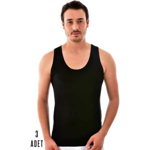 Tutku Elit 3 Adet Elit 1201 Erkek Modal Elasthan Atlet Siyah