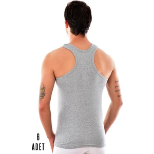 6 Adet Seher Erkek Spor Atlet 0058 Gri
