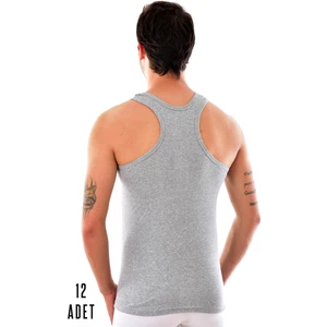 12 Adet Seher Erkek Spor Atlet 0058 Gri