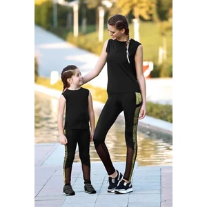 Kız Çocuk Yarım Atlet Hırka Tayt Üçlü Takım Mgp19604