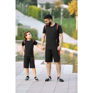 9643 Erkek Pijama Yazlık Üst Şort 2'Li Takım