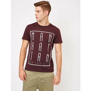 Erkek Yazılı Baskılı T-Shirt