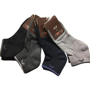 8'Li Dikişsiz Tabanı Havlu Erkek Patik Çorap