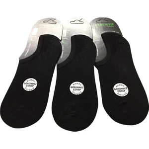 Umberto 10'Lu Siyah Bambu Sneaker Erkek Çorap