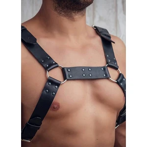 Angels Passion Erkek Deri Fantazi Göğüs Harness - Apftm8