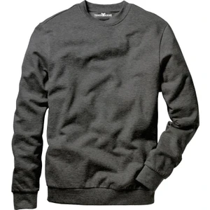 Basic Sade Erkek Uzun Kollu Bisiklet Yaka  Sweatshirt