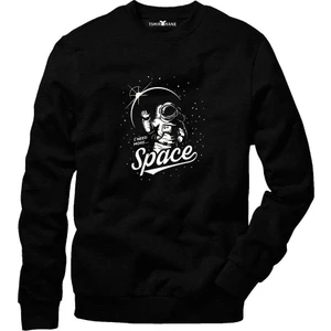 Nasa Uzay Astronot  Dünya Ay Sweatshirt