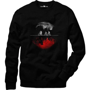 Stranger Things Eleven Dustin Demogorgon Bike Sweatshirt