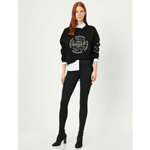 Kadın Cep Detaylı Tayt