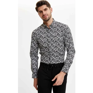 Defacto Ekstra Slim Fit Desenli Gömlek M8388AZ20SP