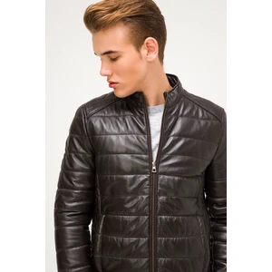 Ronald Kahverengi Hakiki Deri Mont Erkek