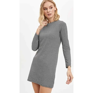 Baskılı Örme Elbise N0324AZ20SP