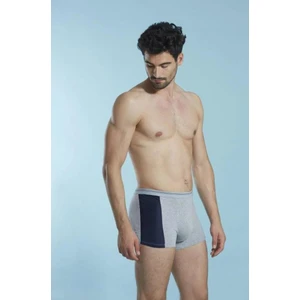 6508-3 Erkek Fileli Spor Boxer 3 Lü Gri