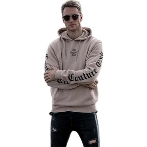 2877 Baskılı Kapşonlu Sweatshirt