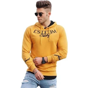 4402 Baskılı Kapşonlu Sweatshirt