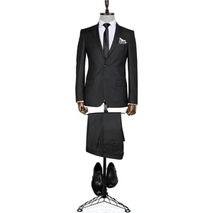 Mali Slim fit Siyah Erkek Takım Elbise
