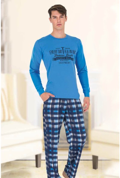 Berland 3728 Erkek Modal Uzun Kol Pijama Takımı
