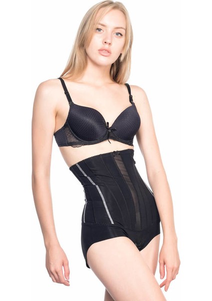 Alttan Agraflı Tül Detaylı Slip Korse 2886 fiyatları