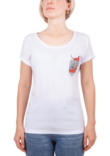 Cepte Kedi T-Shirt L