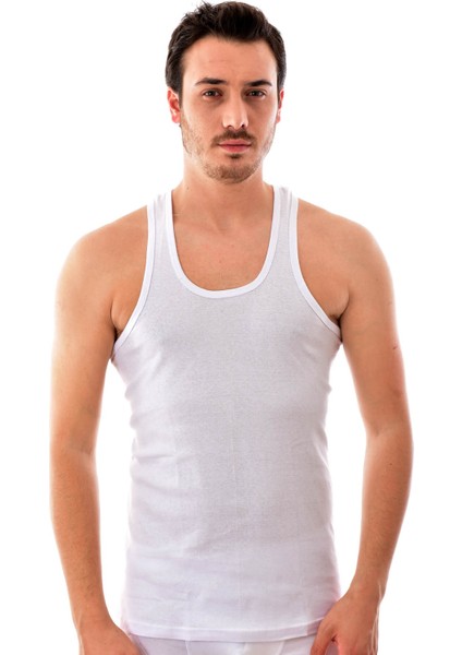 12 Adet Seher Erkek Spor Atlet 0058 Beyaz