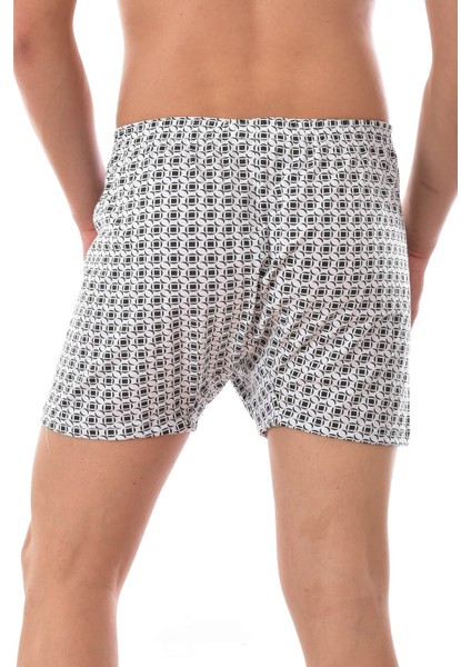 12 Adet Seher Erkek Pamuklu Desenli Asorti Boxer fiyatları
