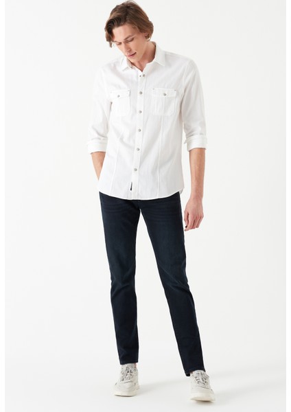 Erkek Marcus Mavi Black Jean Pantolon 0035129369