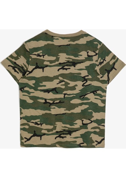 Erkek Çocuk Kamuflaj Desenli T-Shirt fiyatları