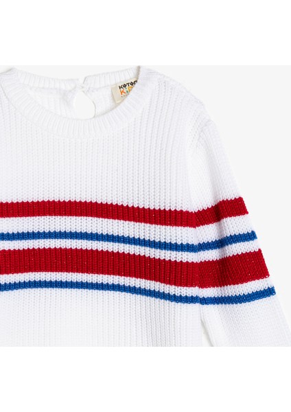 Kız Çocuk Renk Bloklu Kazak modelleri