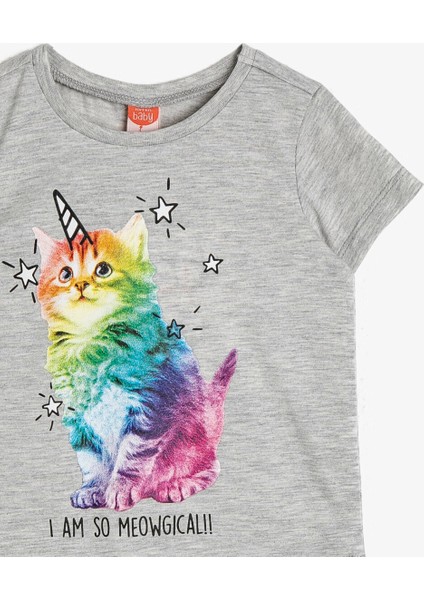 Kız Bebek Baskili T-Shirt modelleri