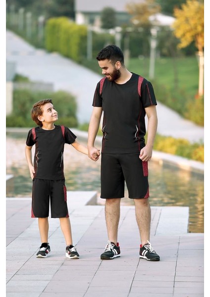9643 Erkek Pijama Yazlık Üst Şort 2'Li Takım