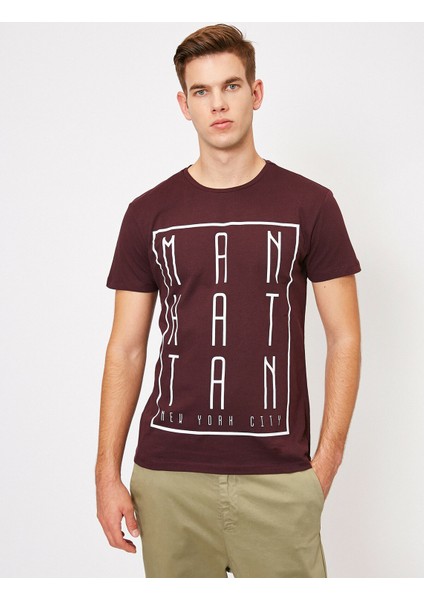 Erkek Yazılı Baskılı T-Shirt modelleri