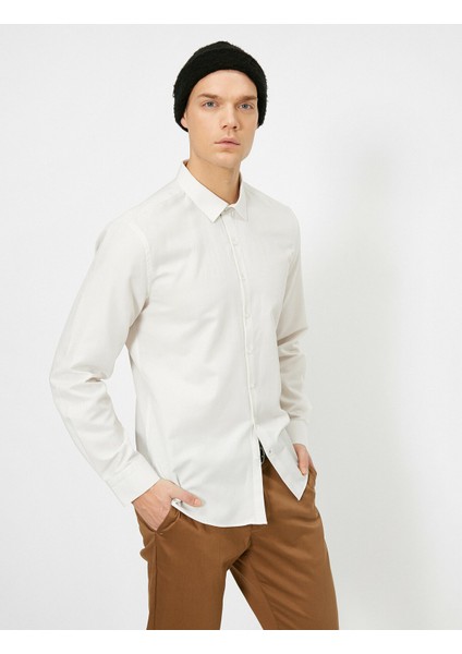 Erkek Klasik Yaka Gömek