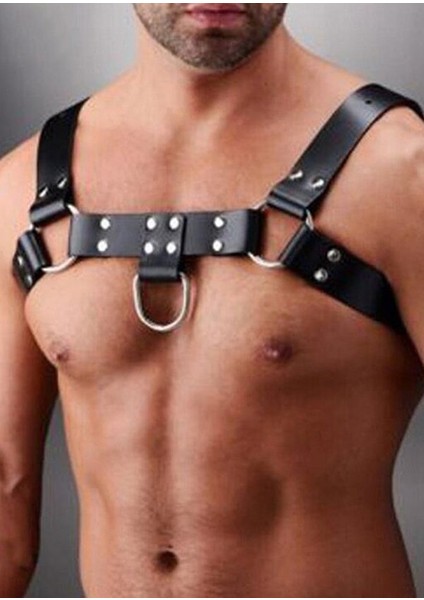 Angels Passion Erkek Fantazi Giyim Göğüs Harness - Apftm7
