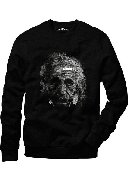 Albert Einstein Tipografi Sweatshirt