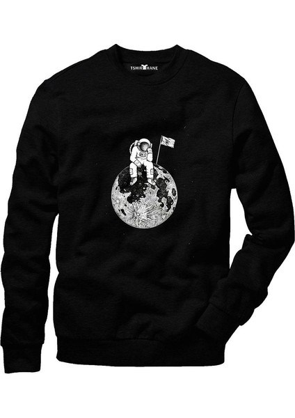 Nasa Uzay Astronot Dünya Ay Sweatshirt