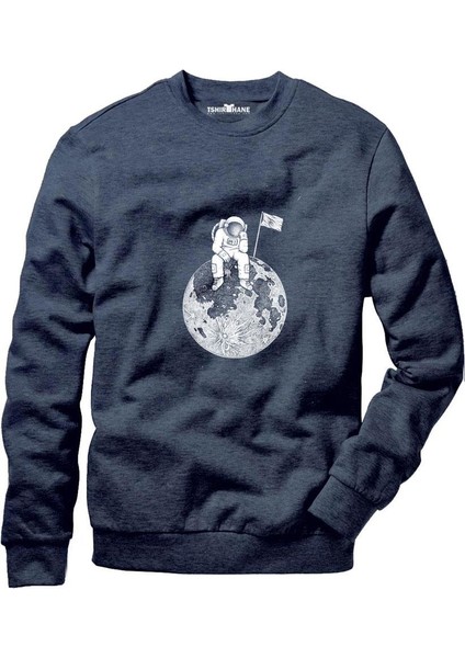 Nasa Uzay Astronot Dünya Ay Sweatshirt