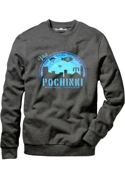 Pubg Playerunknown's Battlegrounds Erkek Uzun Kollu Bisiklet Yaka Sweatshirt fiyatları
