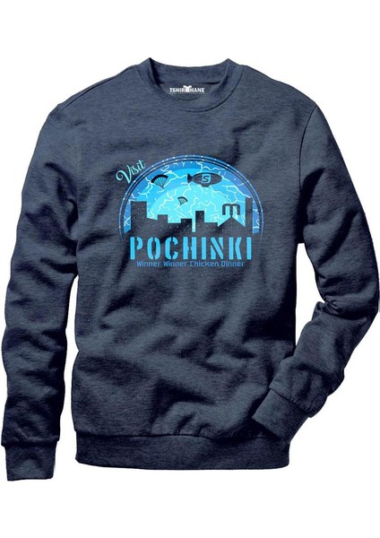 Pubg Playerunknown's Battlegrounds Erkek Uzun Kollu Bisiklet Yaka Sweatshirt modelleri