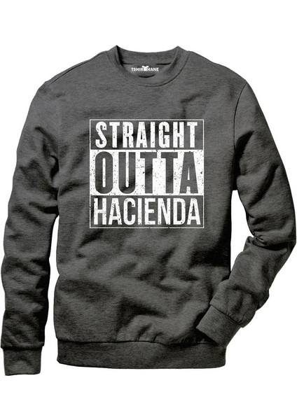 Pubg Straight Outta Hacienda Erkek Uzun Kollu Bisiklet Yaka Sweatshirt fiyatları