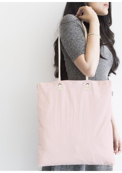 Pembe Renkli Dijital Baskılı Fermuarlı Modern Kumaş Çanta fiyatları